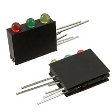 Светодиод в корпусе 3mm*3 1.5-5v 4Lm YRG 15