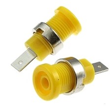 Клемма Z017 4mm YELLOW