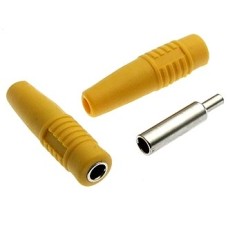Клемма Z041 4mm Cable jack YELLOW