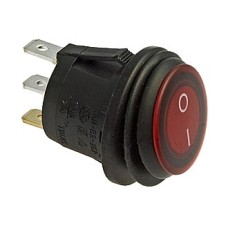 Переключатель SB040 RED IP65 on-off ф20.2mm