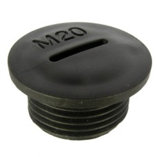 Заглушка для кабельного ввода Заглушка MG-20 Черный пластик