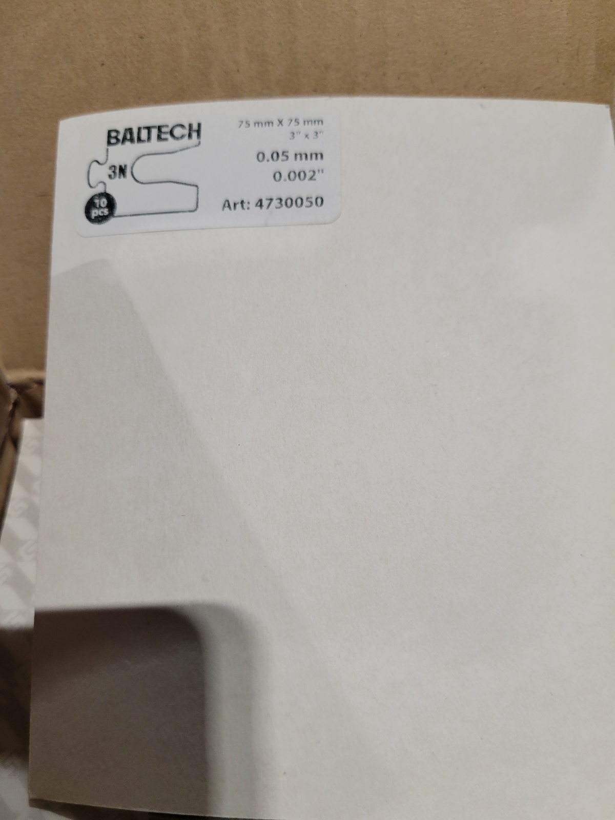 Комплект калибровочных пластин BALTECH-3N (47-30)