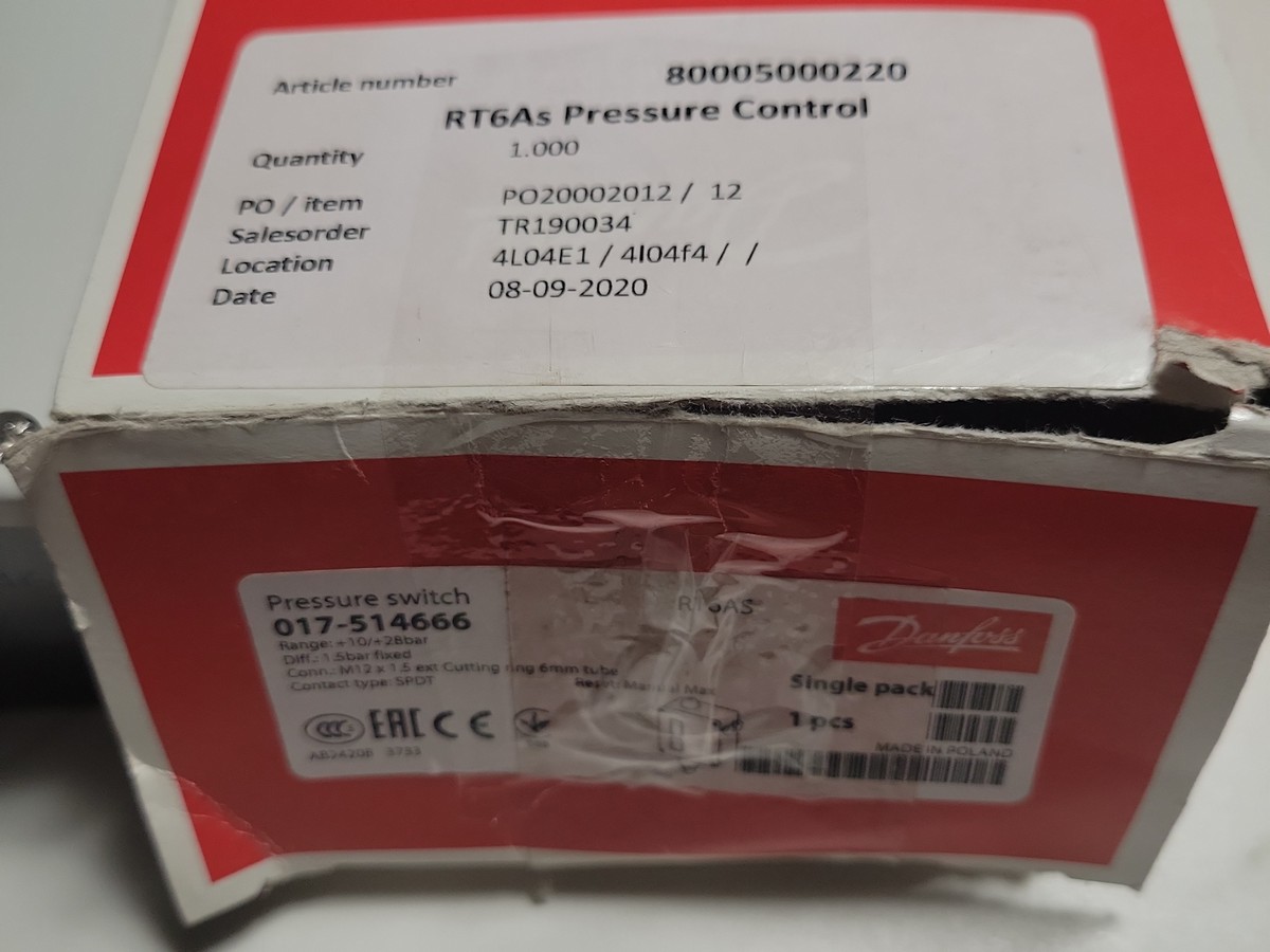 Реле давл Danfoss