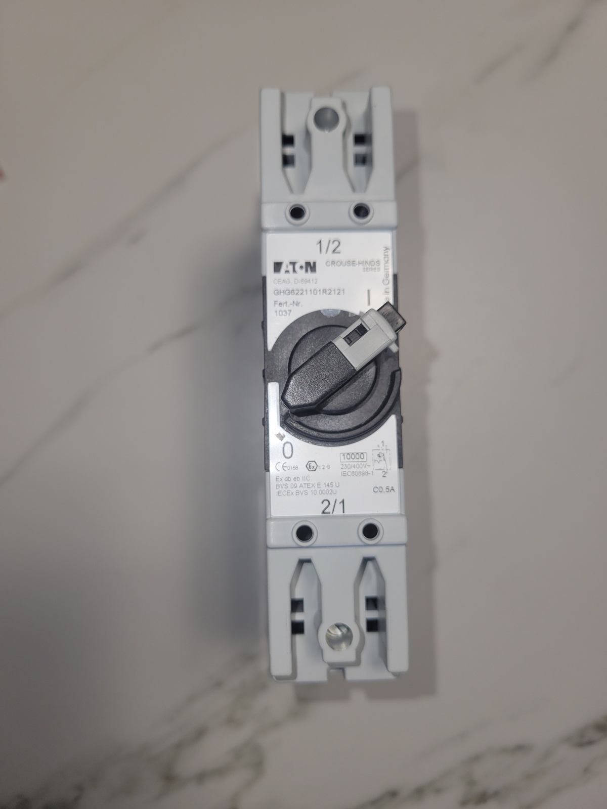 Автомат безопасности EATON GHG8221101R2121 / Ex-D M.C.B. FAZ/1-C0.5 10kA