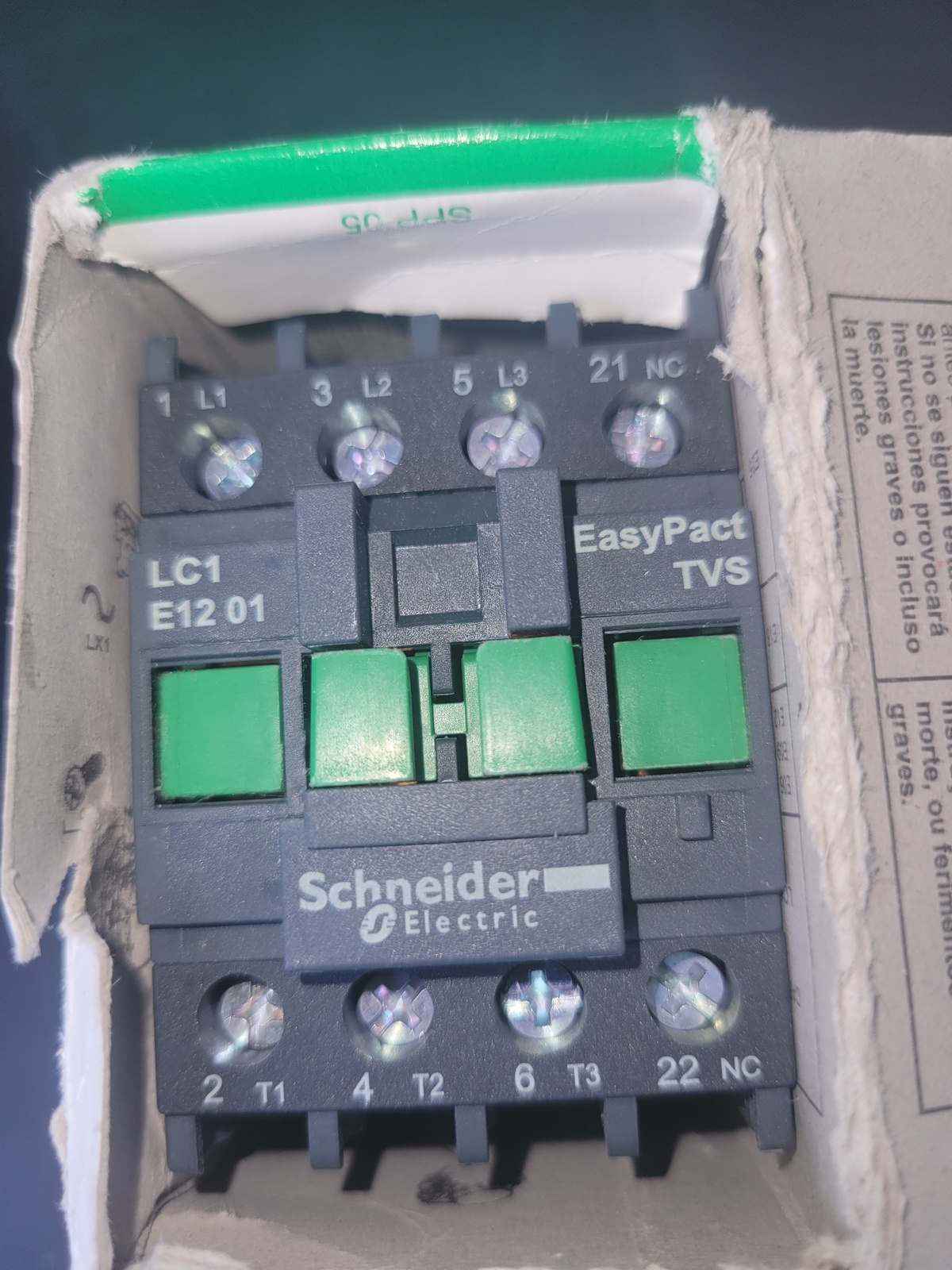 Контактор Schneider Electric LC1E1201M5