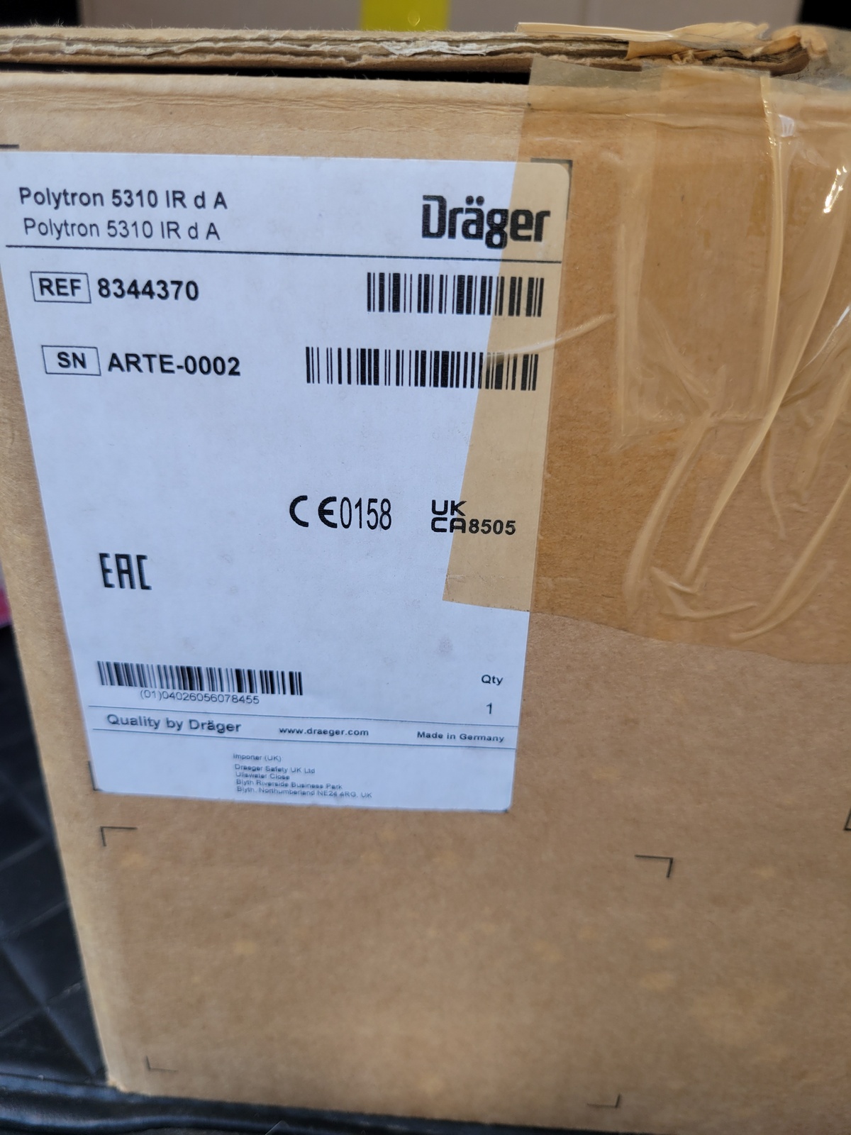 Газоанализатор Drager Polytron 5310 (8344370)