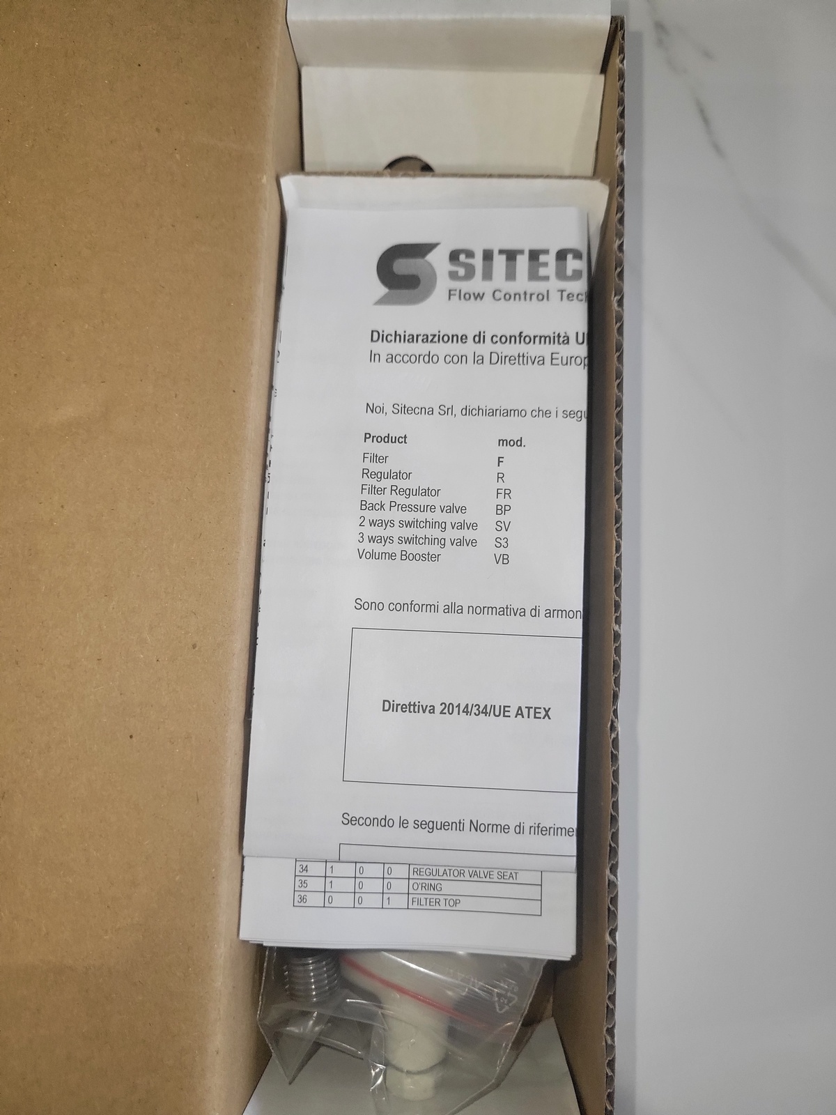 Фильтр-регулятор Sitecna FR08311S06ALHN2-M6