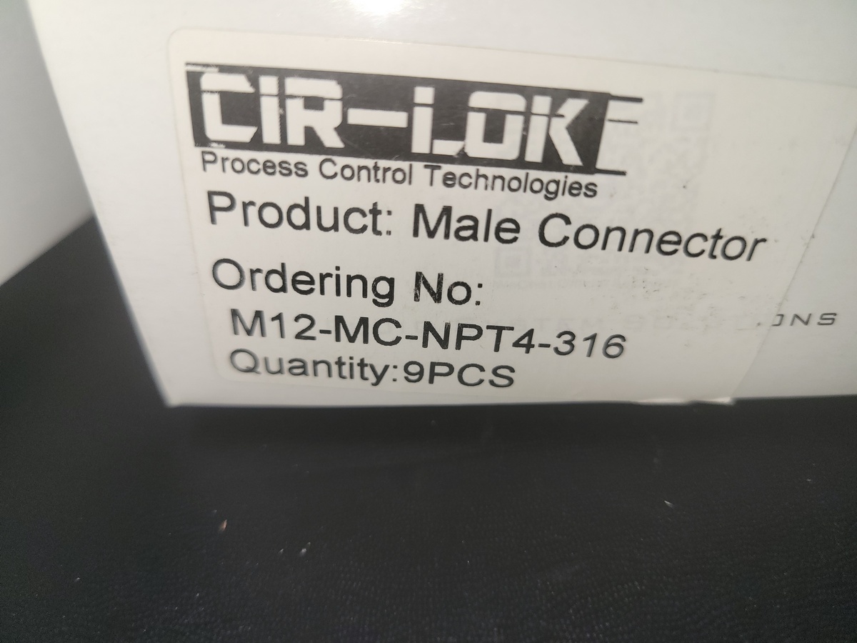 Фитинг CIR-LOK (M12-MC-NPT4-316)