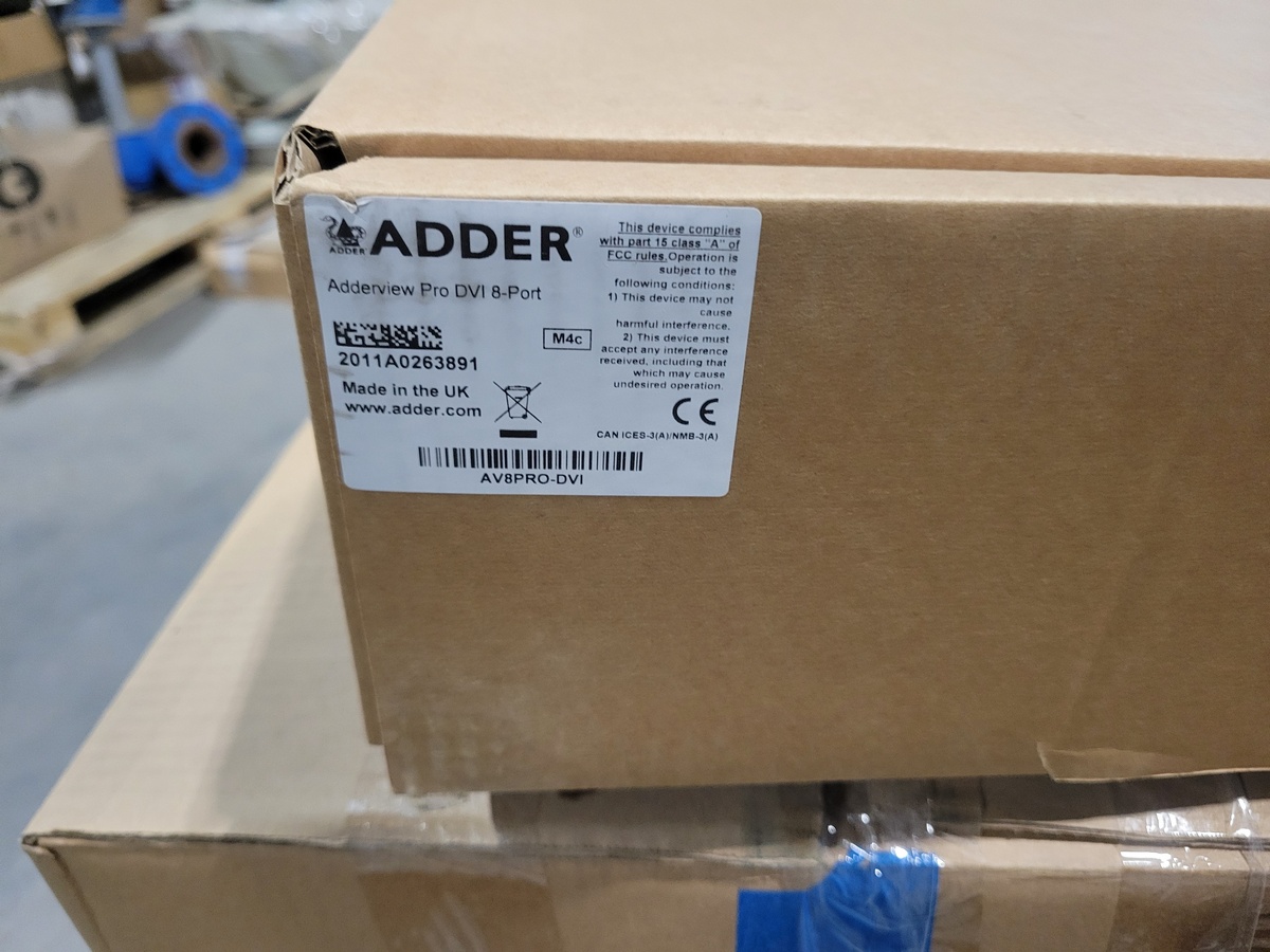 Переключатель KVM ADDER ADDERView 8 PRO DVI (AV8PRO-DVI)