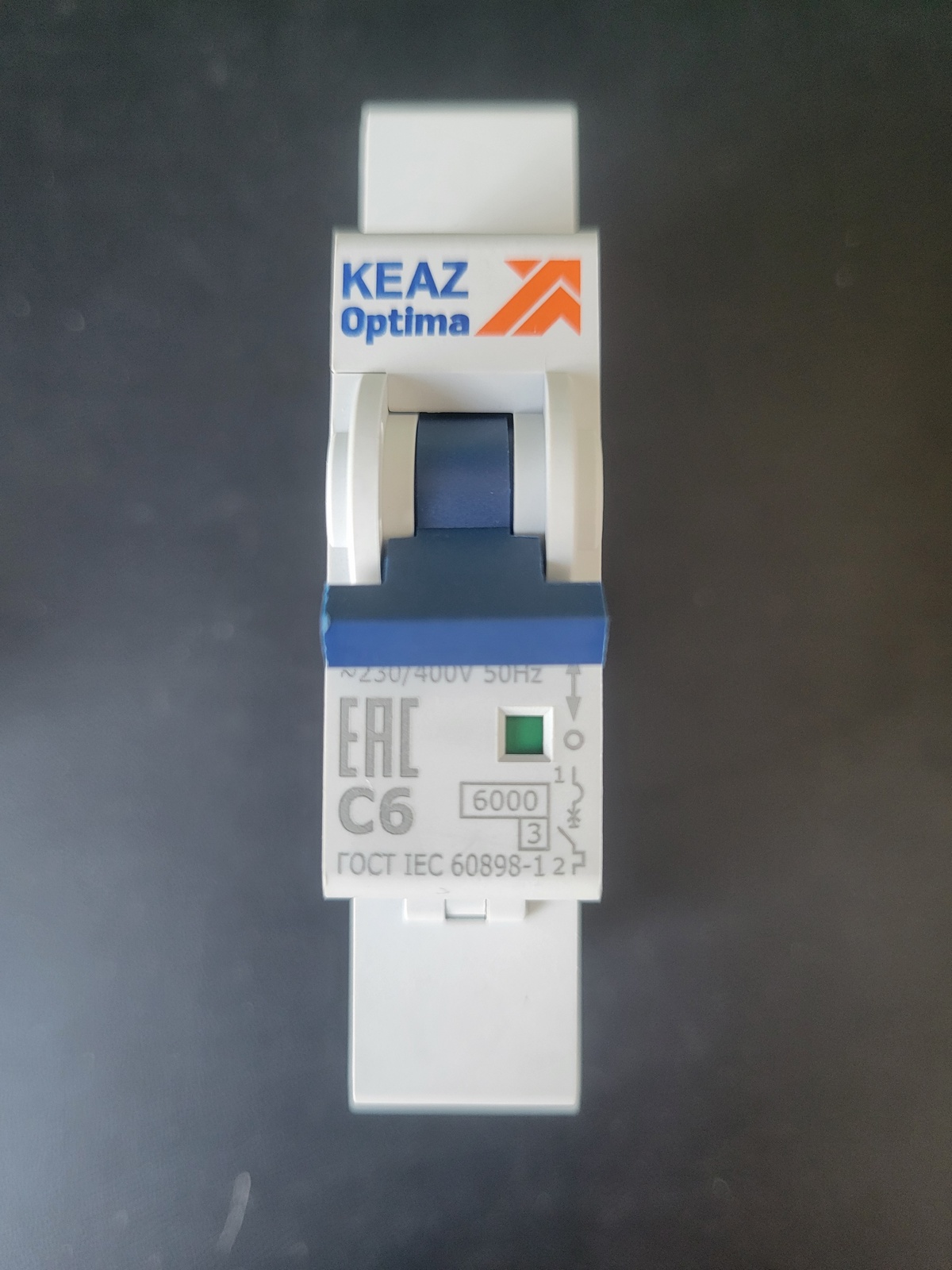 Выключатель автоматический модульный KEAZ OptiDin BM63-1C6-УХЛ3 (260515)