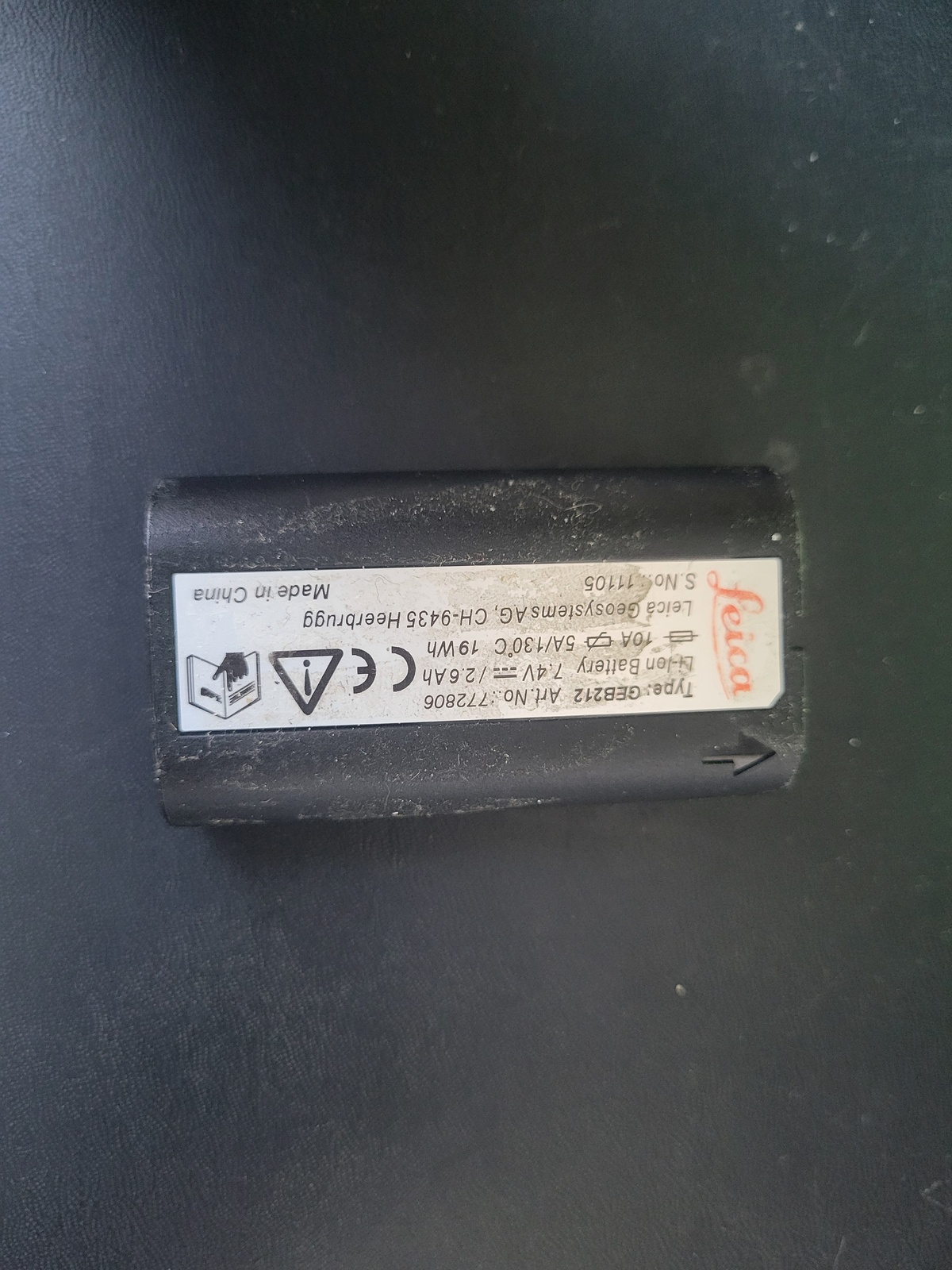 Аккумулятор Leica GEB212 (772 806)