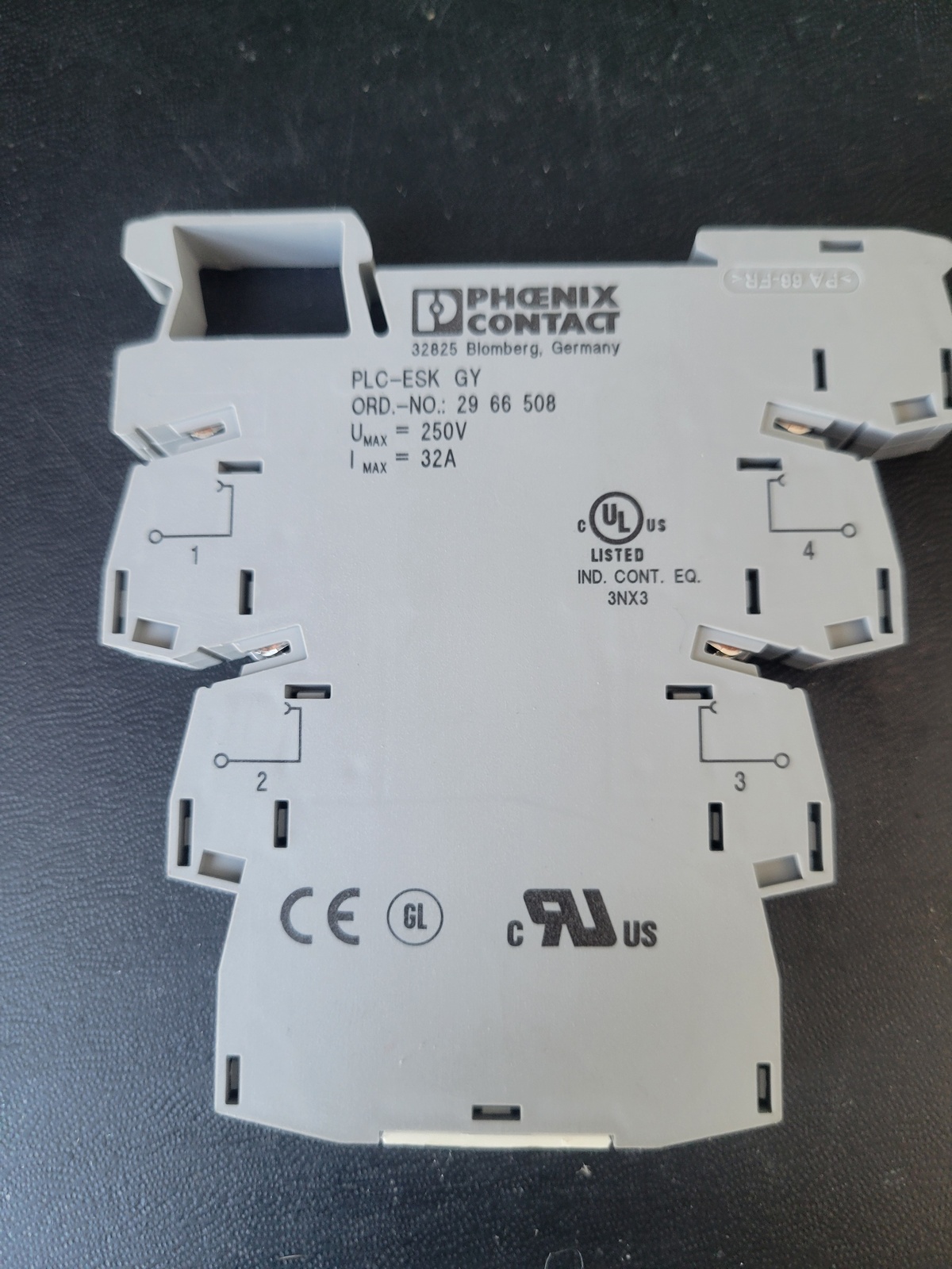 Колодка клеммная Phoenix Contact PLC-ESK-GY (2966508)