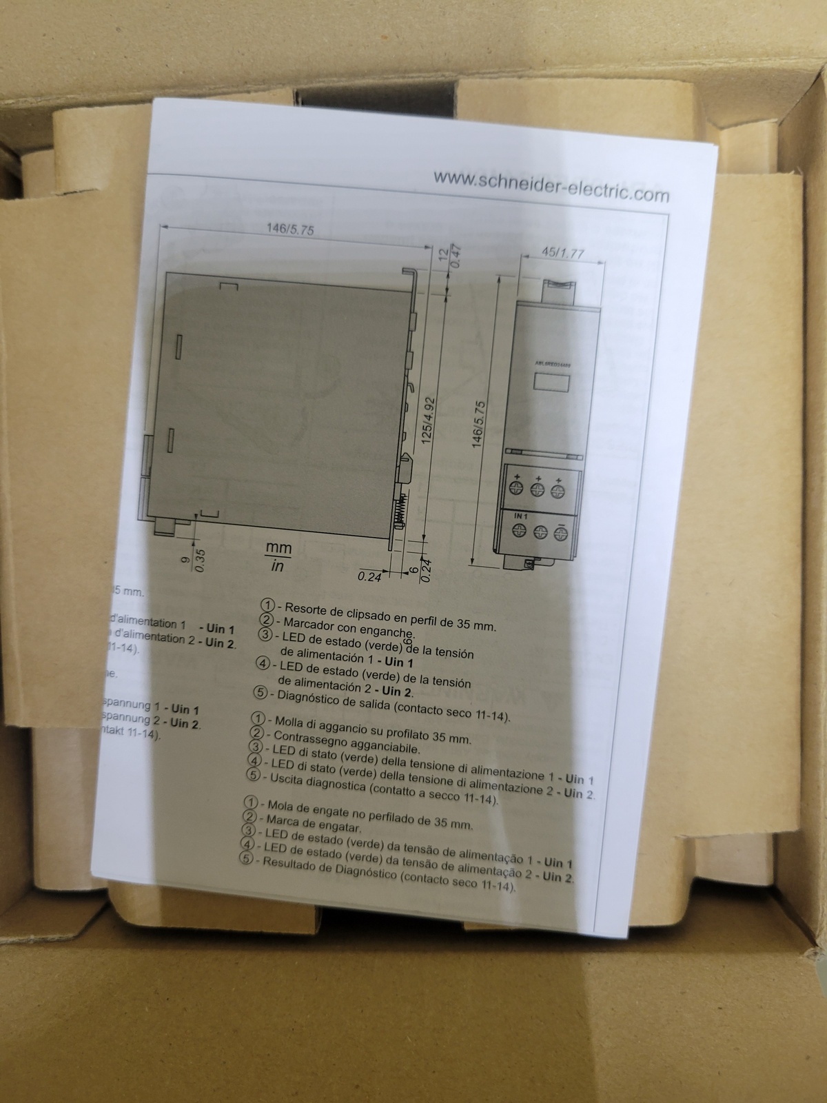 Модуль Schneider Electric ABL8RED24400