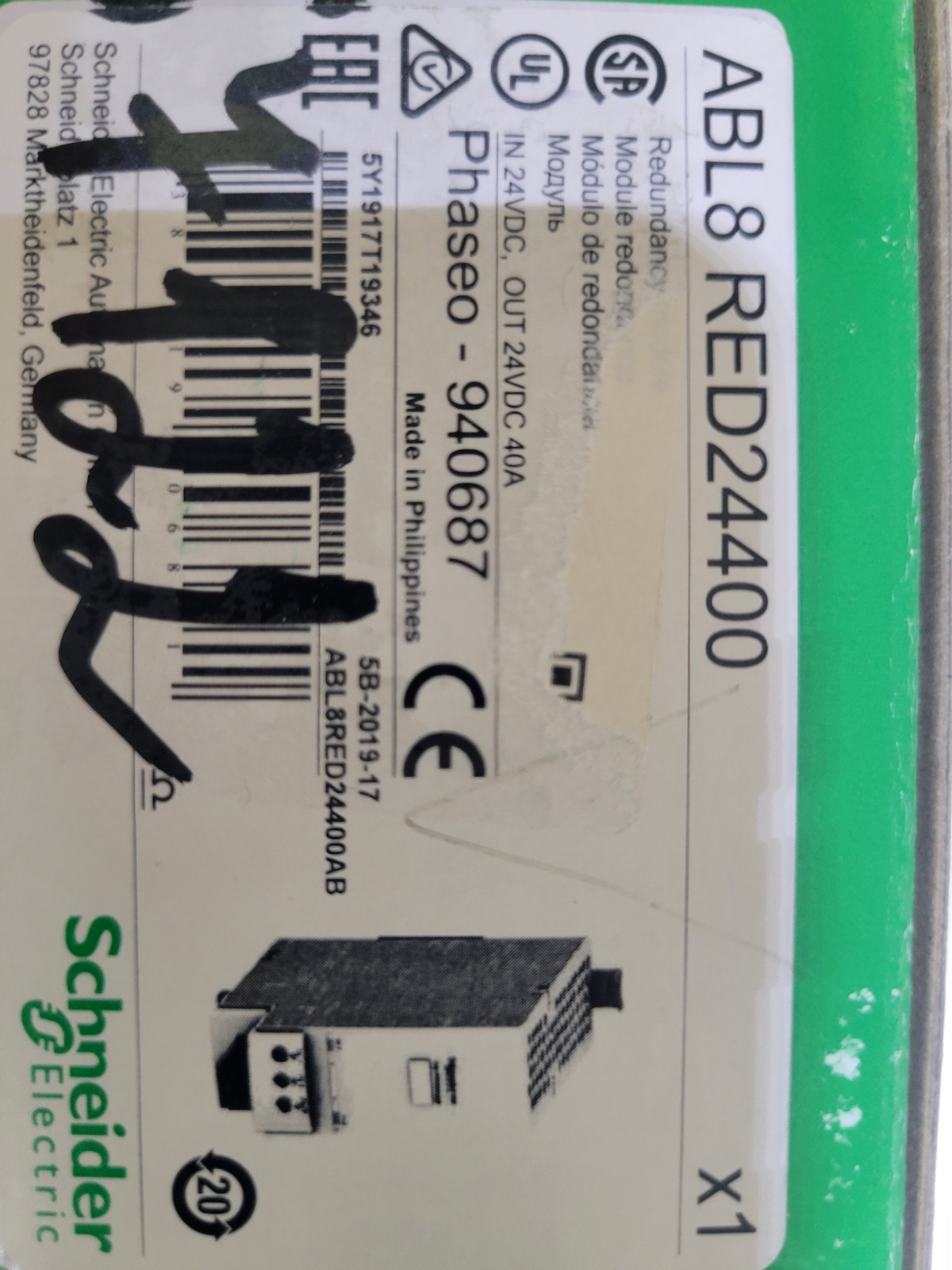Модуль Schneider Electric ABL8RED24400