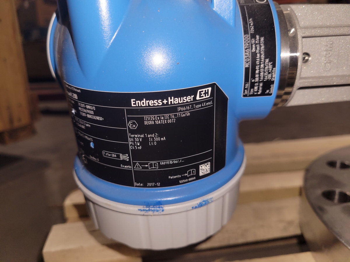 Расходомер вихревой Endress+Hauser Prowirl F 200, 7F2B1F-NMR0/0, DN150
