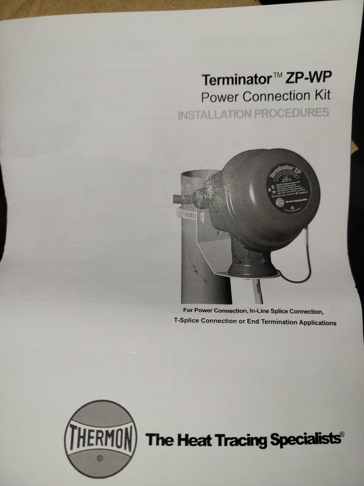 Соединительная коробка Terminator ZP-WP (производитель Thermon)