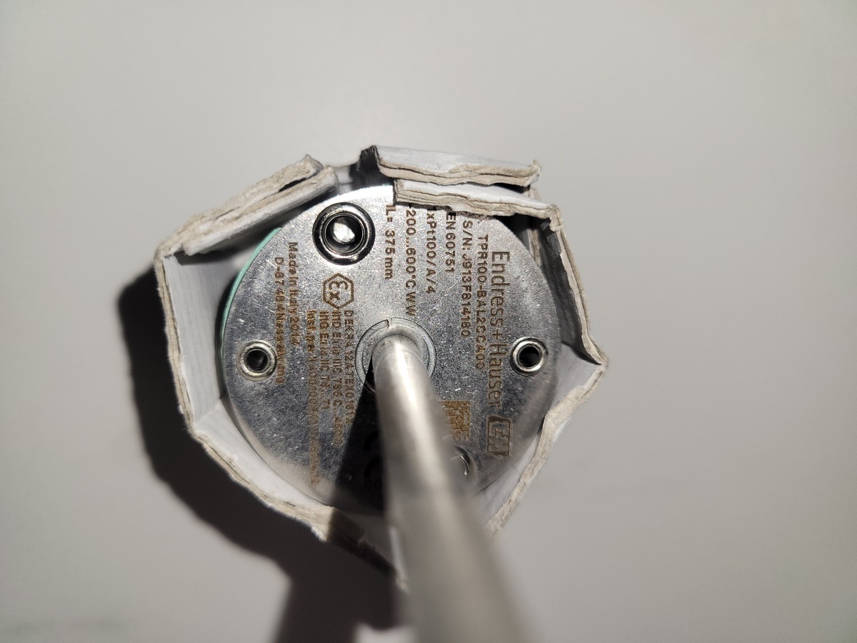 Термоэлемент ENDRESS HAUSER TPR100-BAL2CCA00 -200 ... 600°C L-375mm