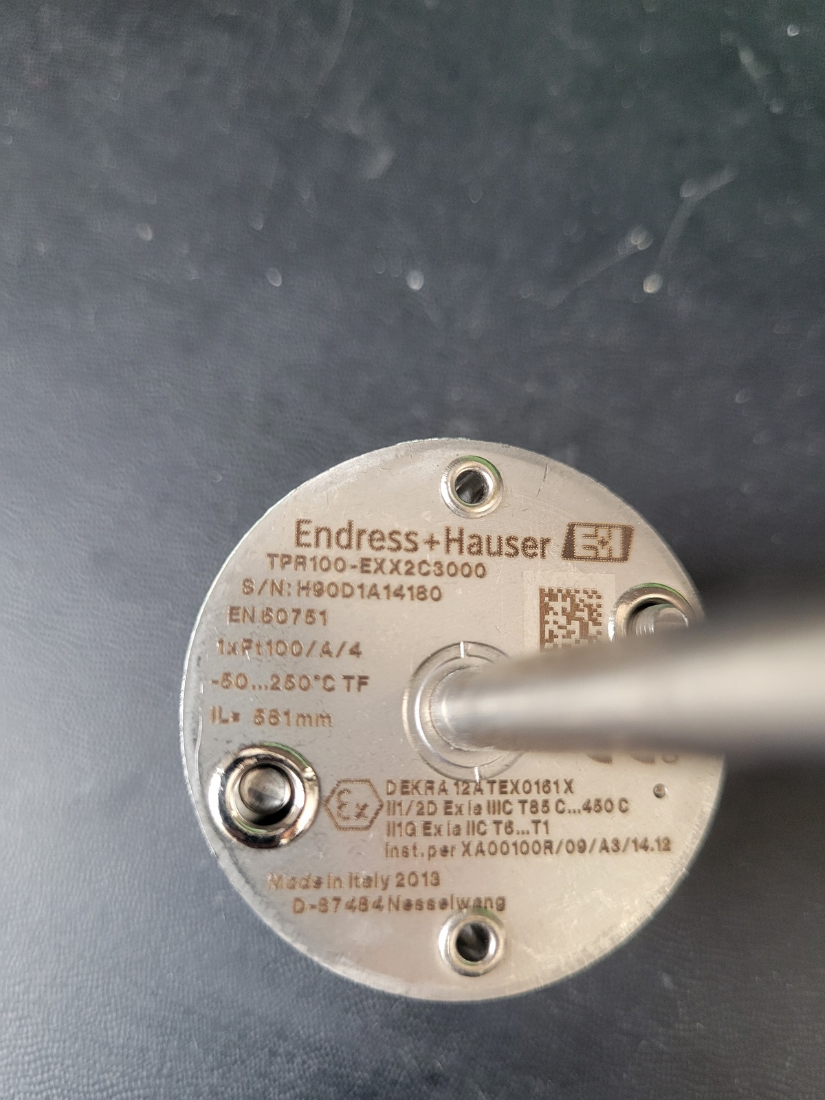 ТЕРМОМЕТР СОПРОТИВЛЕНИЯ ENDRESS HAUSER TPR100-EXX2C3000