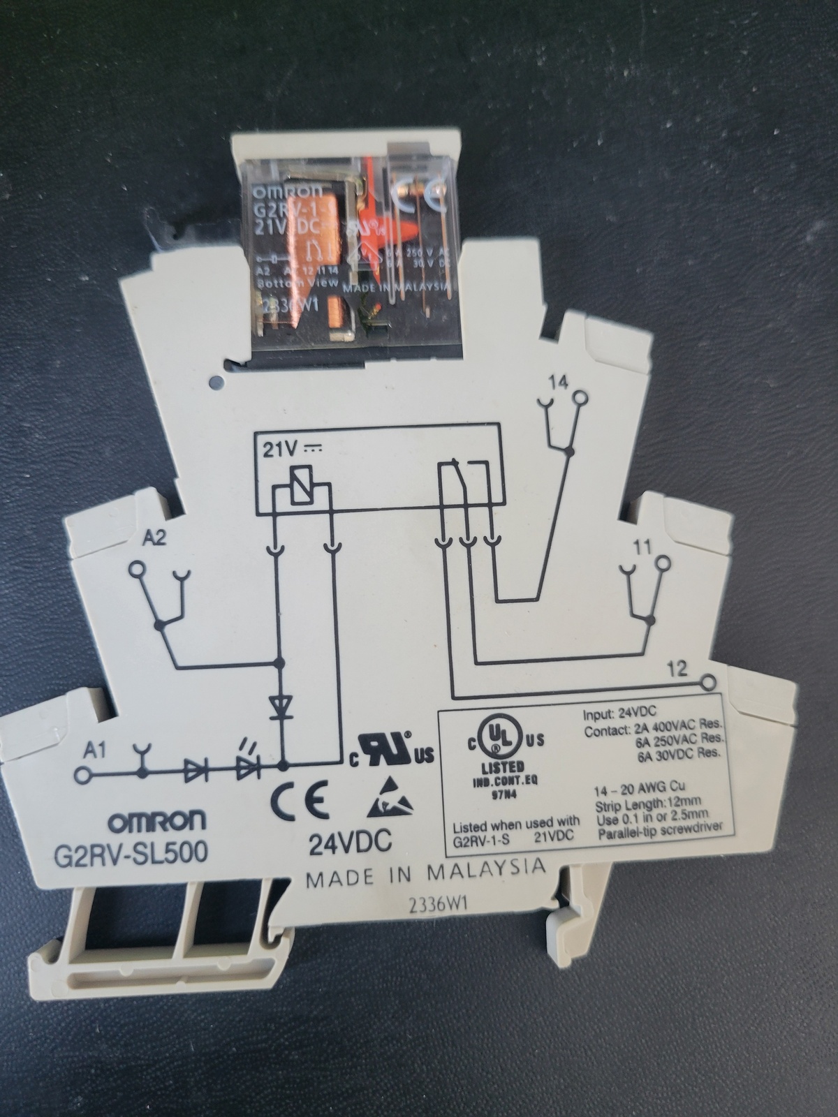 Реле Omron G2RV-SL500 24VDC