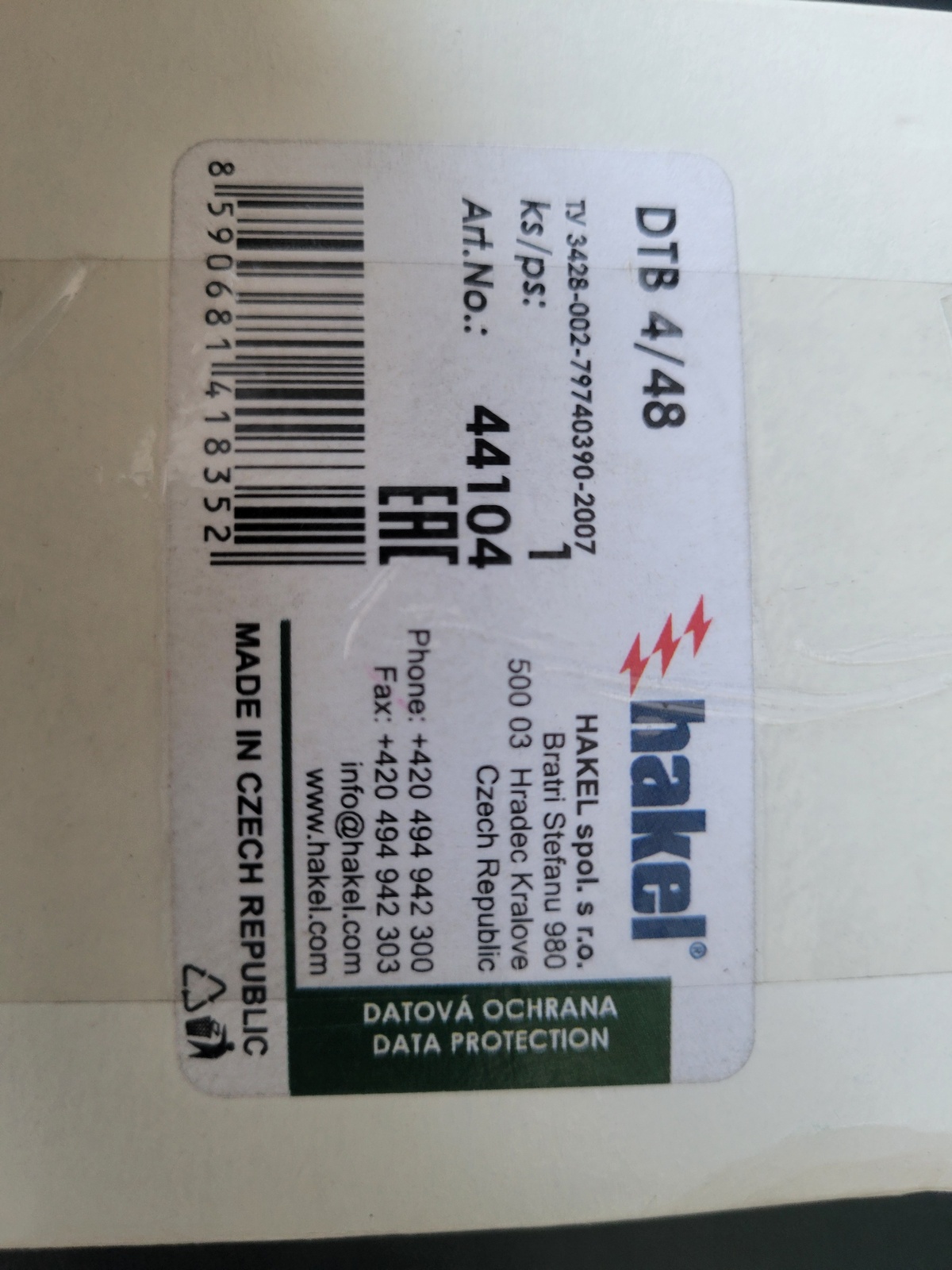 УЗИП Hakel DTB 4/48 (44104)