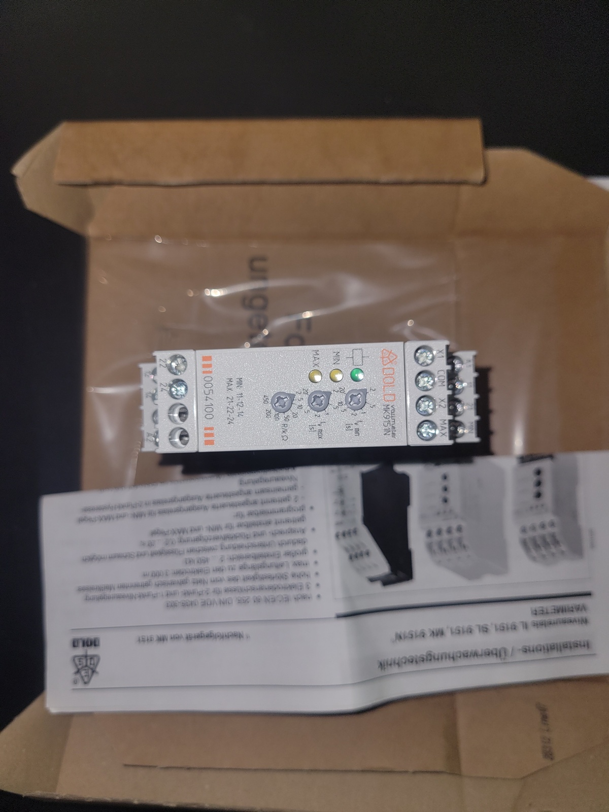 Реле контроля уровня Dold MK9151N.12